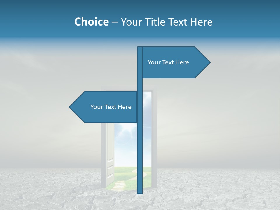 Life Door Hope PowerPoint Template