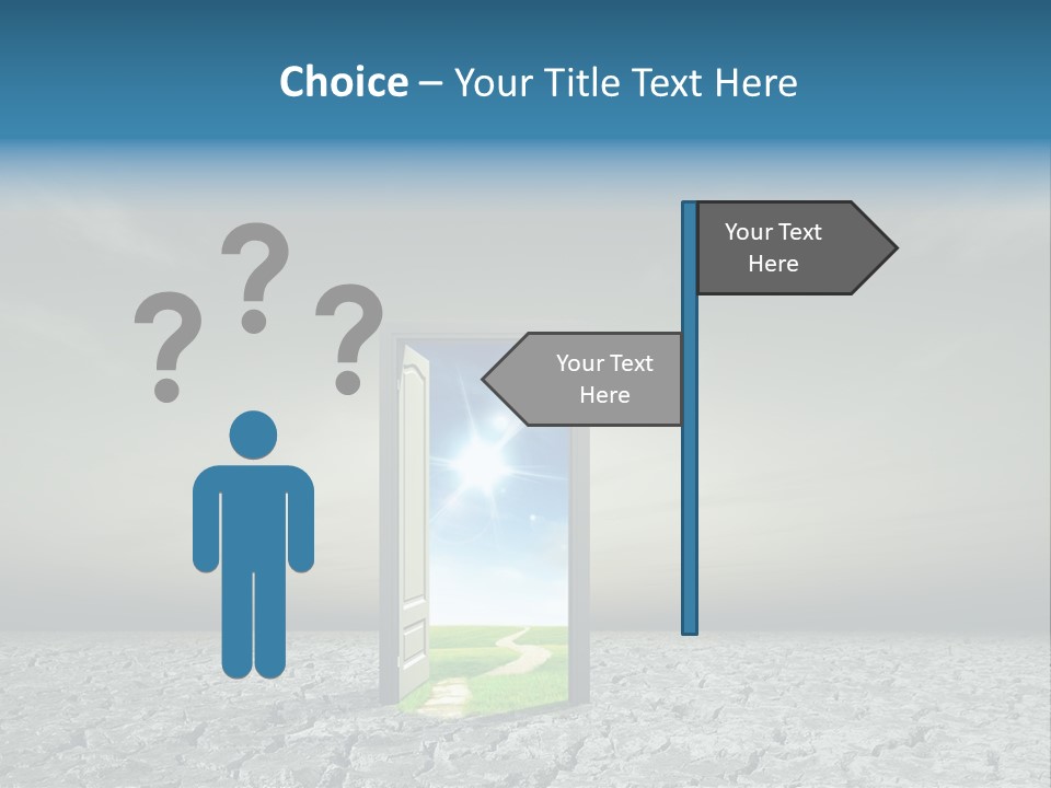 Life Door Hope PowerPoint Template