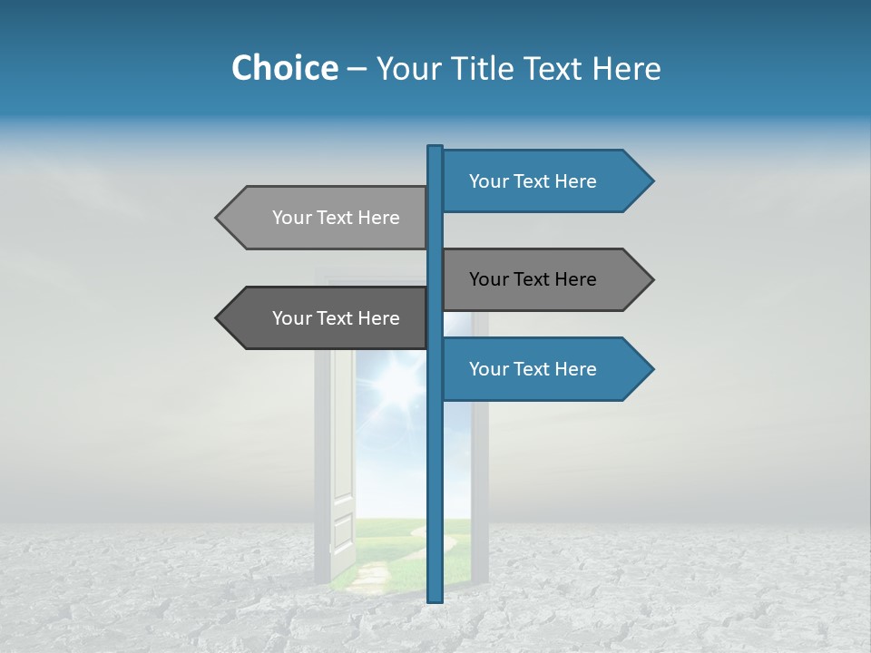 Life Door Hope PowerPoint Template