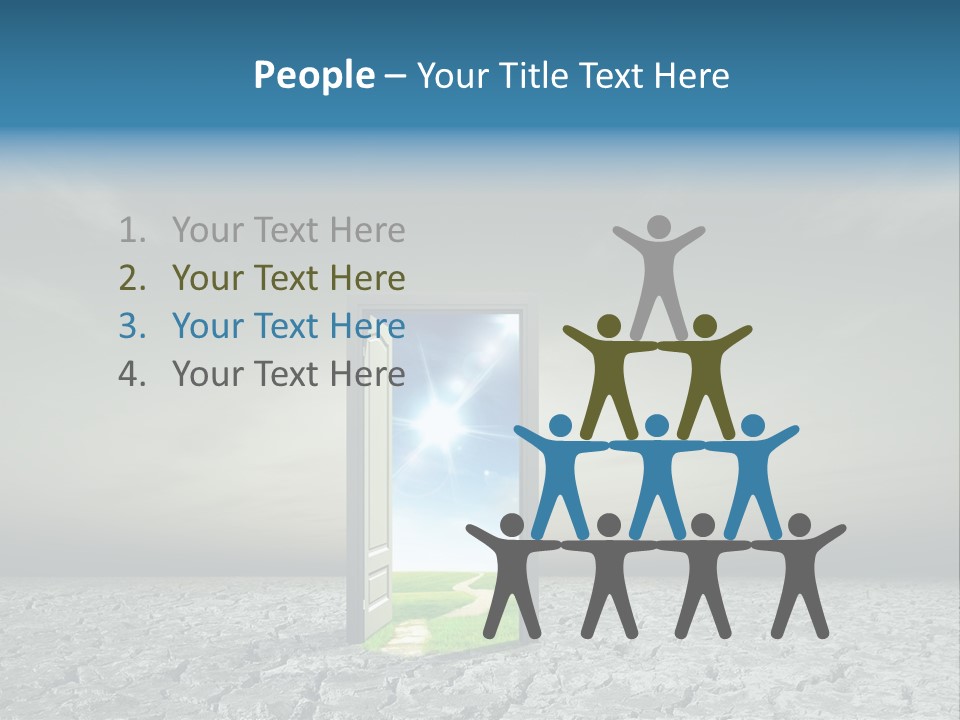 Life Door Hope PowerPoint Template