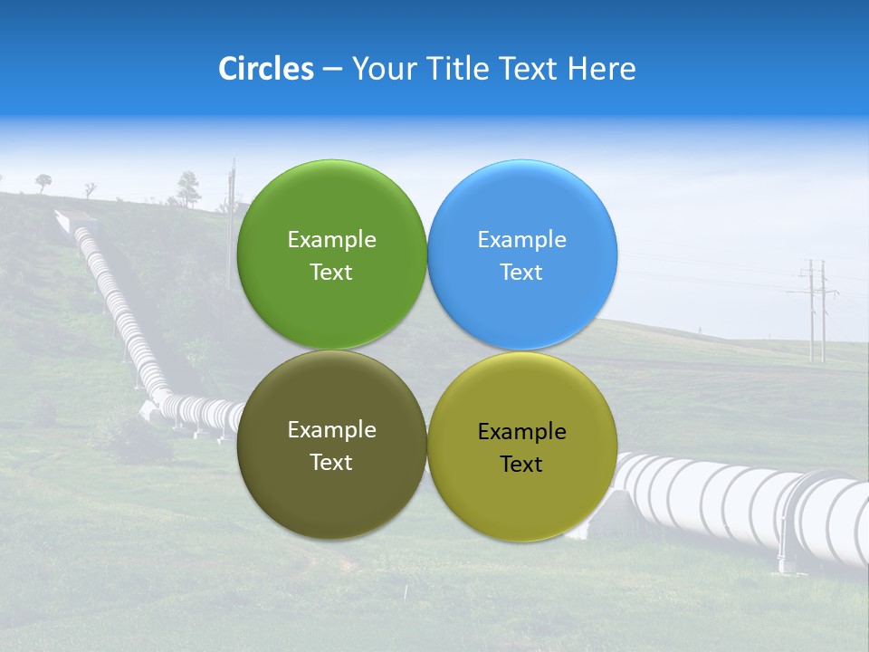 Grass Tanks Fuel PowerPoint Template
