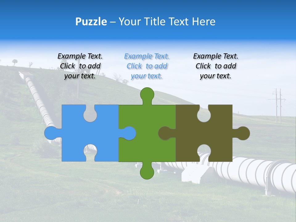 Grass Tanks Fuel PowerPoint Template