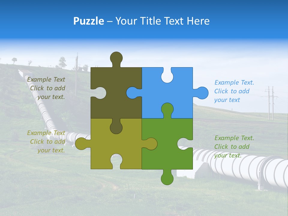 Grass Tanks Fuel PowerPoint Template