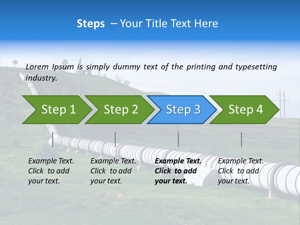 Grass Tanks Fuel PowerPoint Template