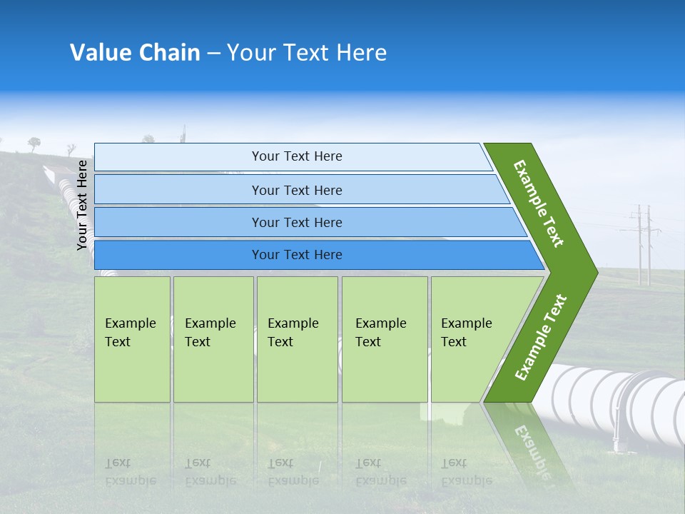 Grass Tanks Fuel PowerPoint Template