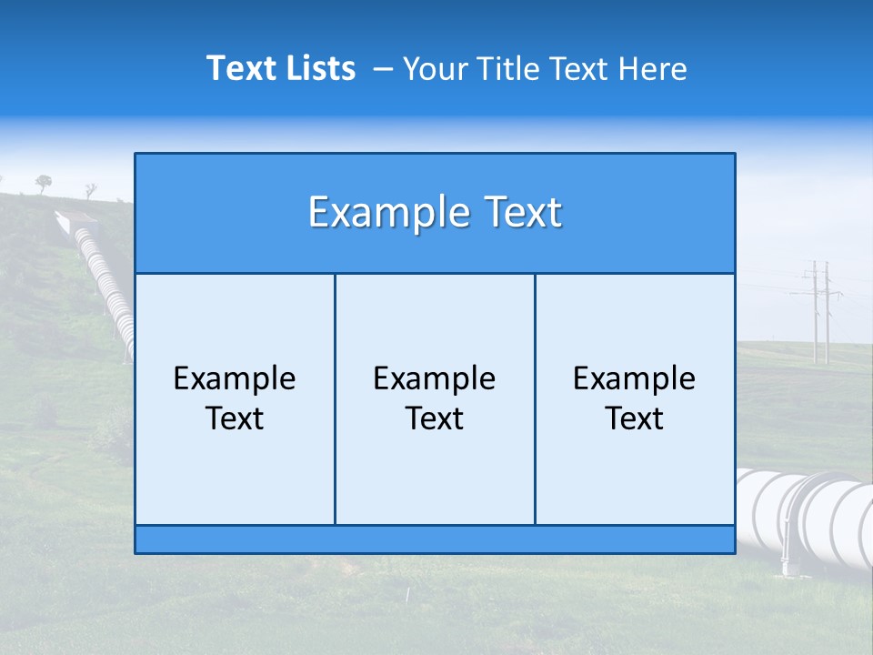 Grass Tanks Fuel PowerPoint Template