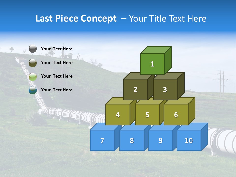 Grass Tanks Fuel PowerPoint Template