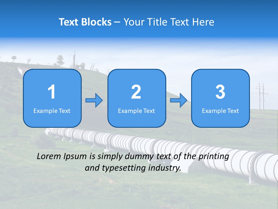 Grass Tanks Fuel PowerPoint Template