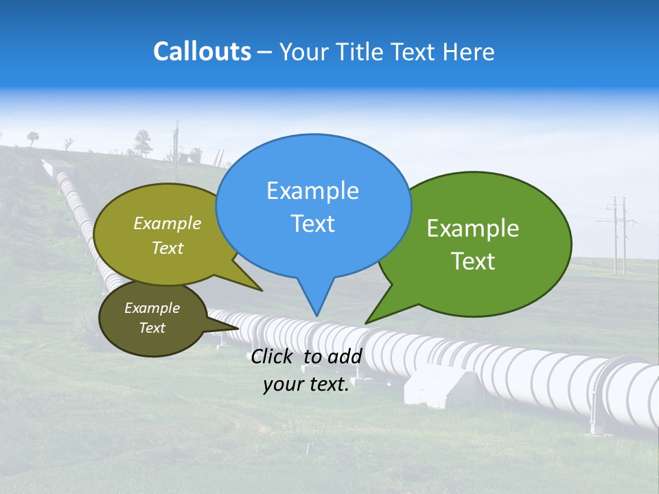 Grass Tanks Fuel PowerPoint Template
