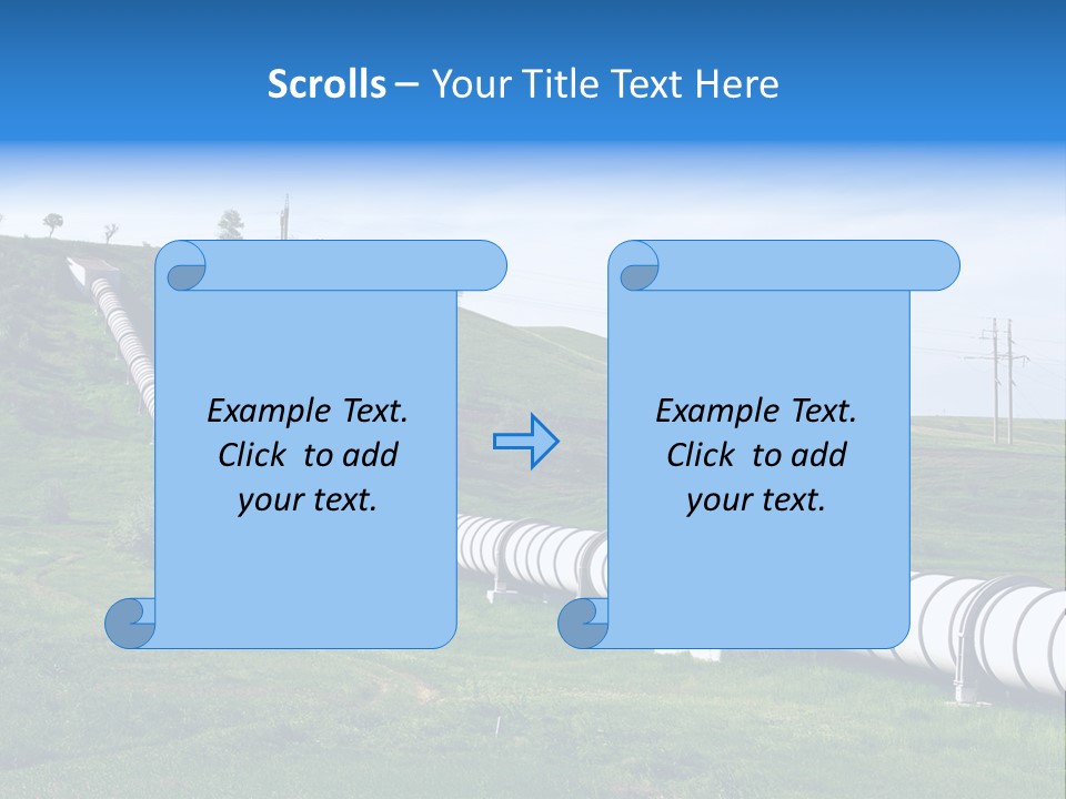 Grass Tanks Fuel PowerPoint Template