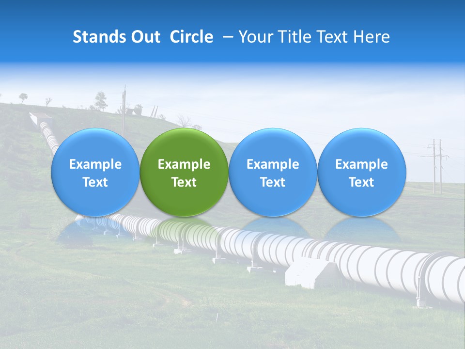 Grass Tanks Fuel PowerPoint Template