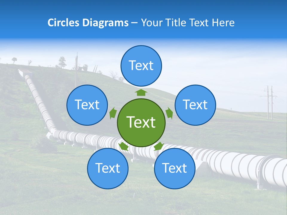 Grass Tanks Fuel PowerPoint Template