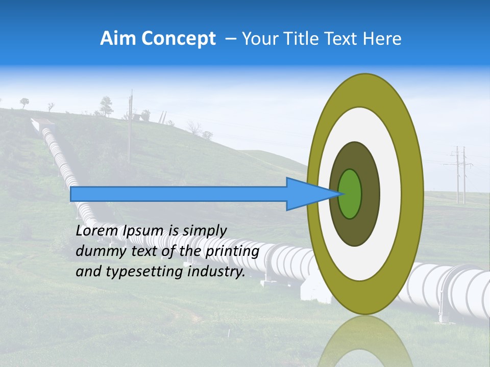 Grass Tanks Fuel PowerPoint Template