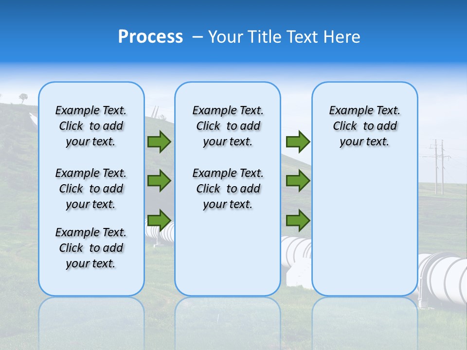 Grass Tanks Fuel PowerPoint Template