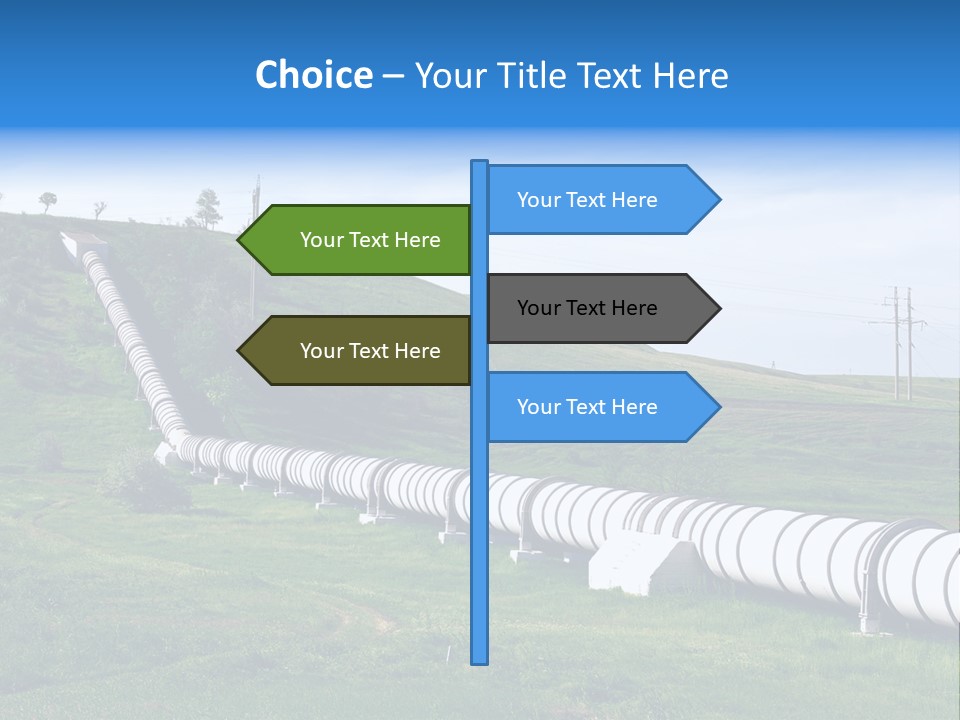 Grass Tanks Fuel PowerPoint Template