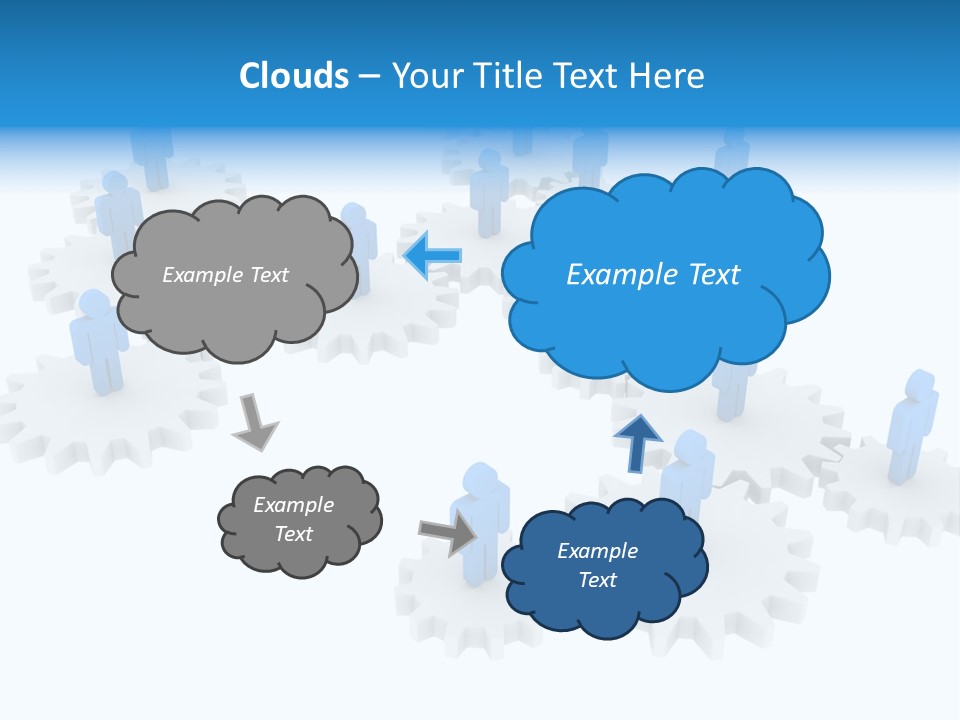On White White Relation PowerPoint Template