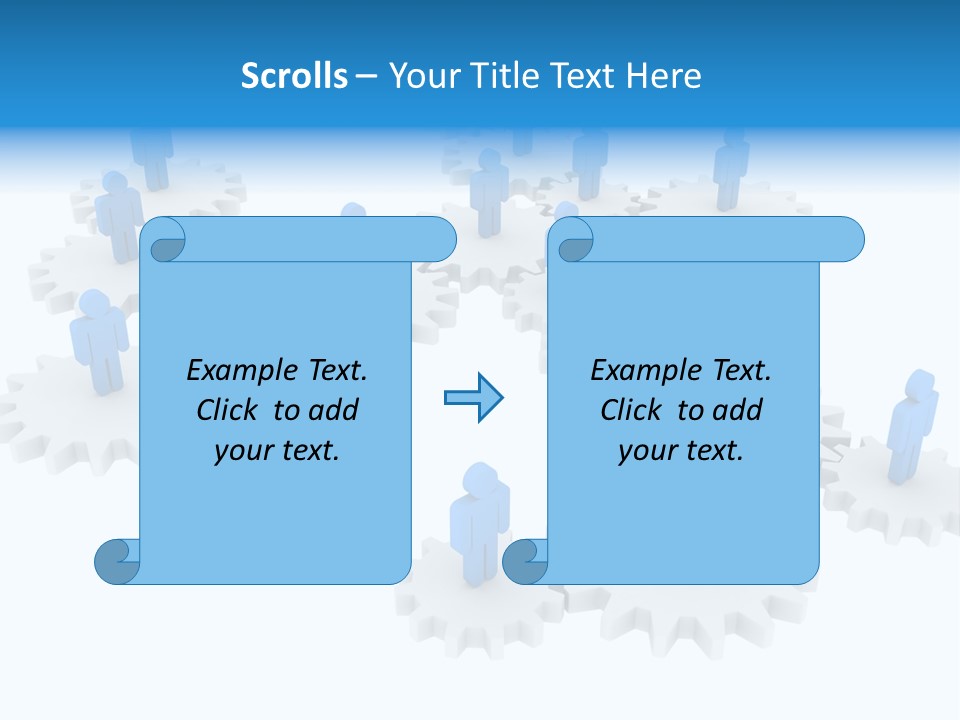 On White White Relation PowerPoint Template