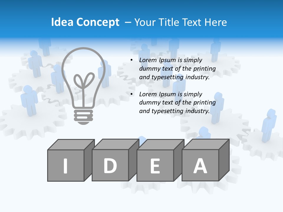 On White White Relation PowerPoint Template