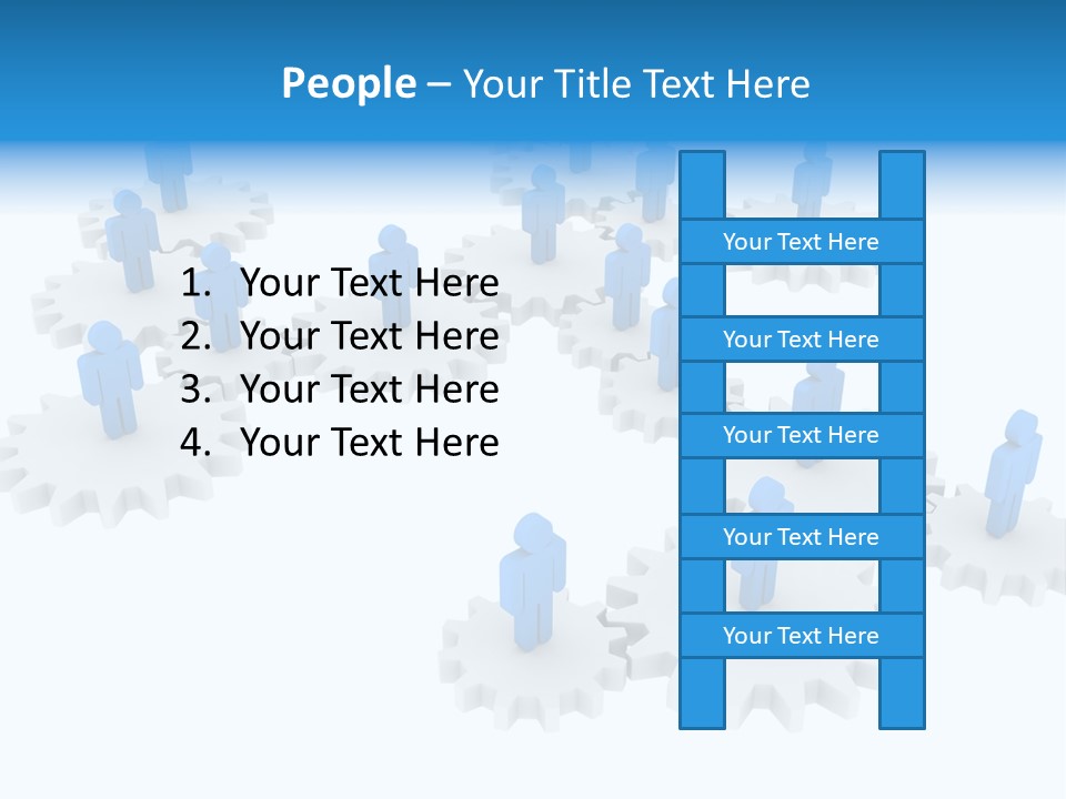 On White White Relation PowerPoint Template