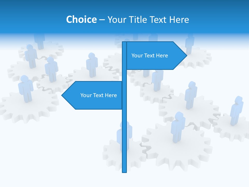 On White White Relation PowerPoint Template
