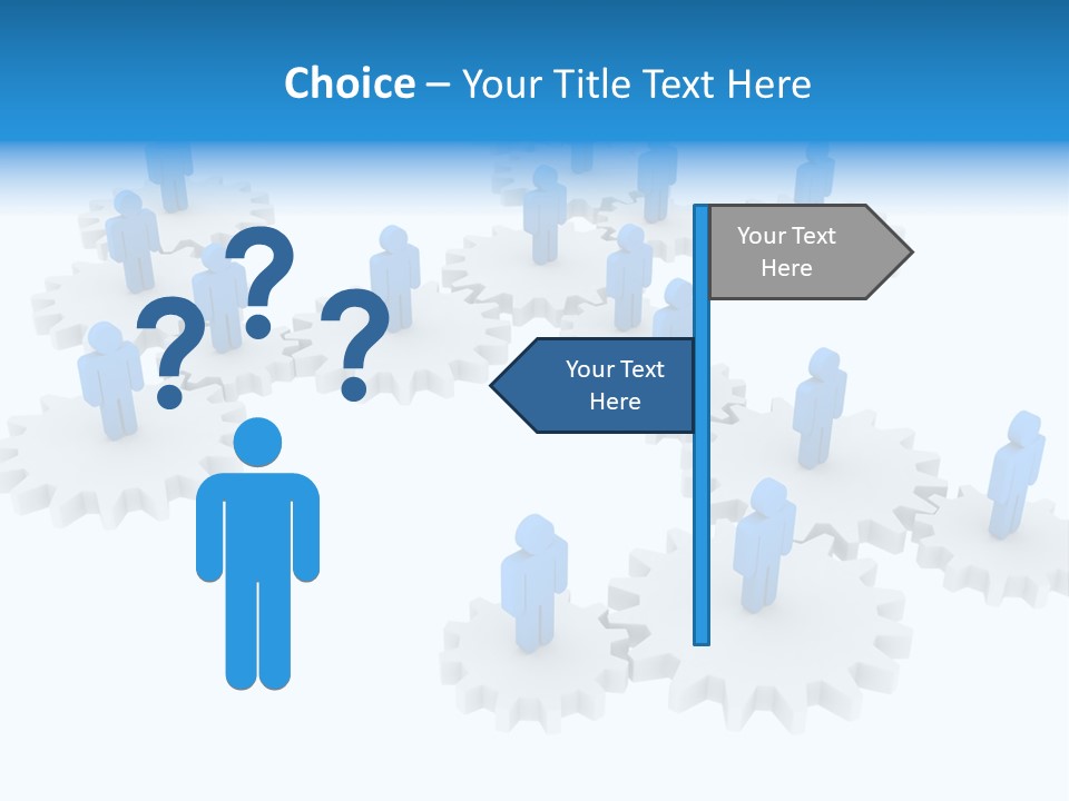 On White White Relation PowerPoint Template