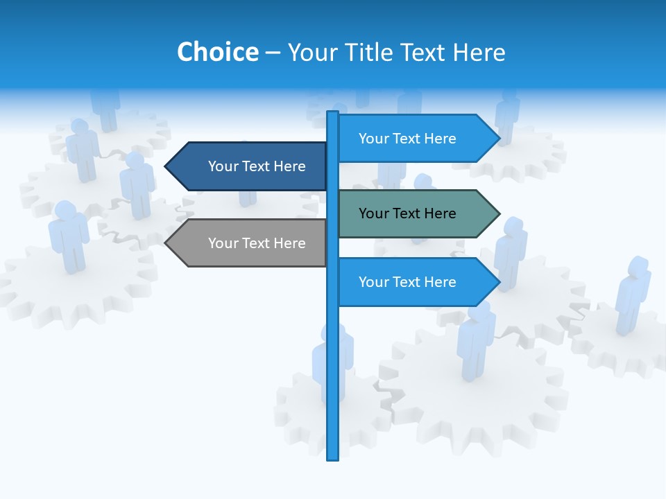 On White White Relation PowerPoint Template
