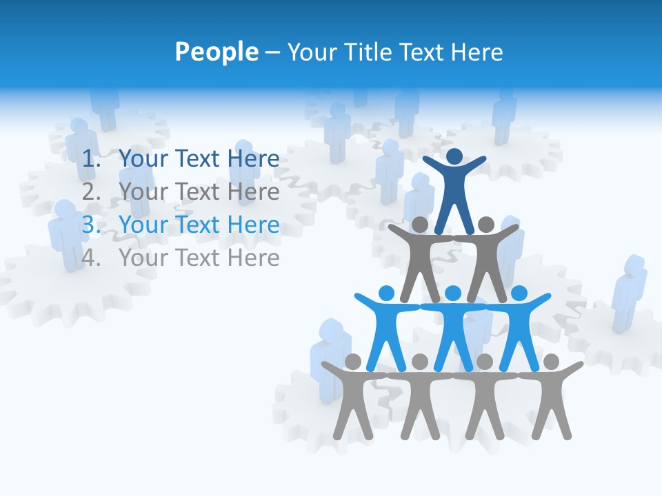 On White White Relation PowerPoint Template