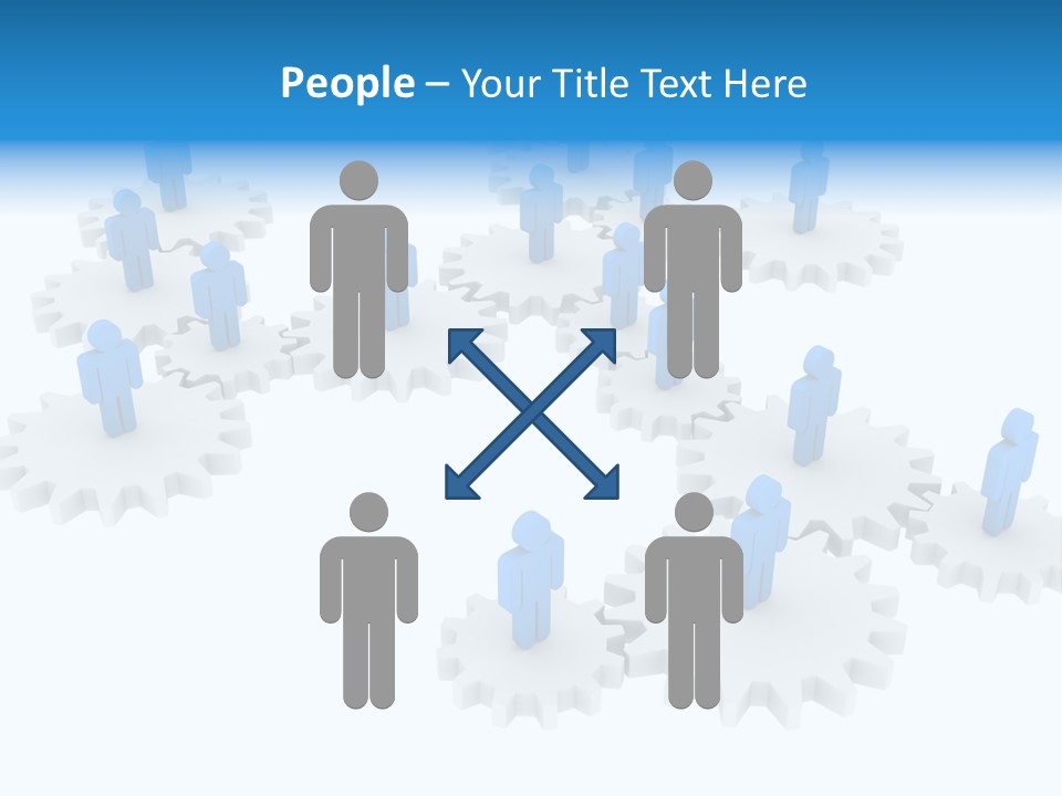 On White White Relation PowerPoint Template