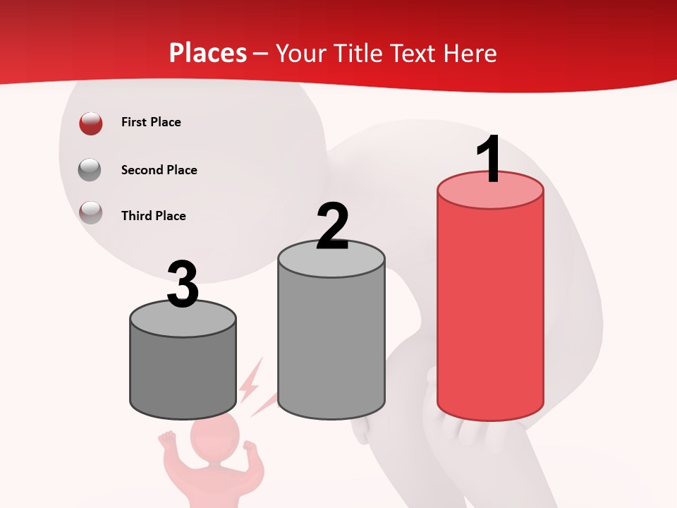 Angry Model Screaming PowerPoint Template