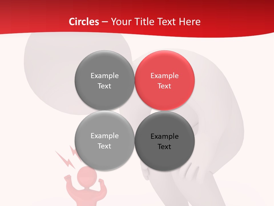 Angry Model Screaming PowerPoint Template