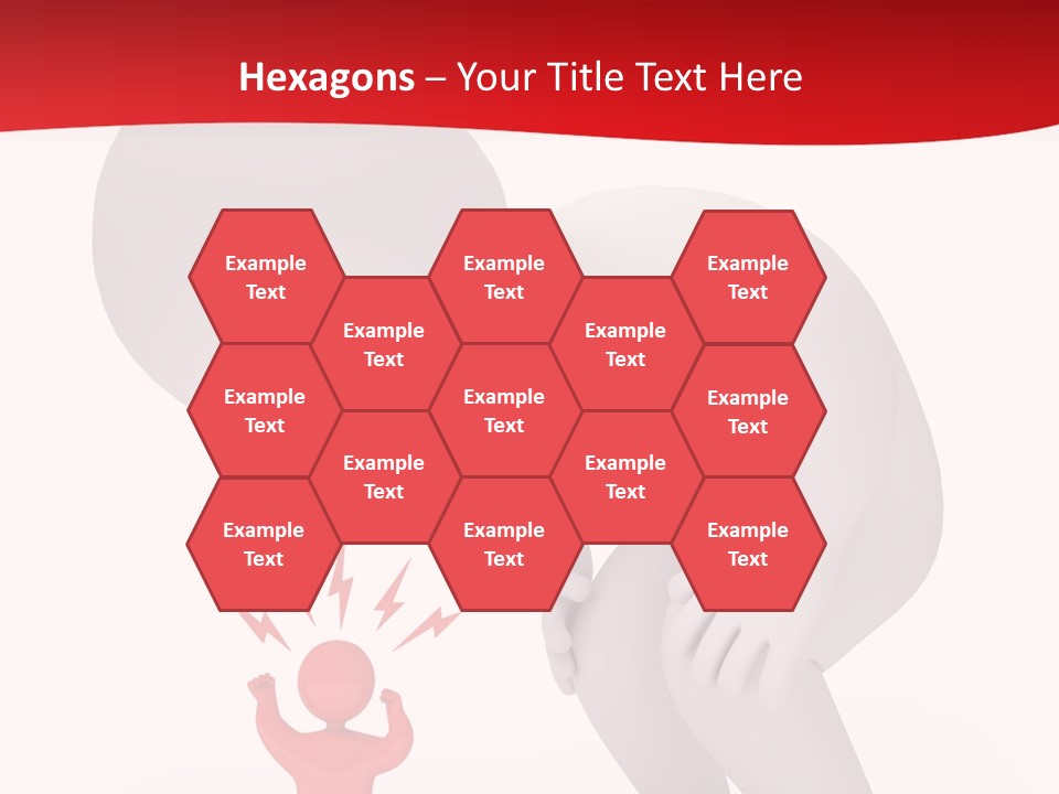 Angry Model Screaming PowerPoint Template