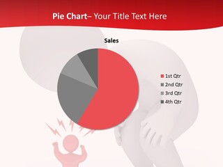 Angry Model Screaming PowerPoint Template