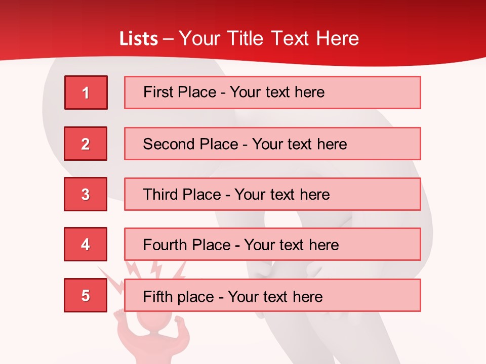 Angry Model Screaming PowerPoint Template