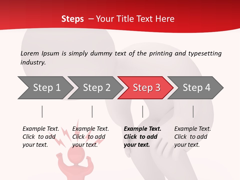 Angry Model Screaming PowerPoint Template