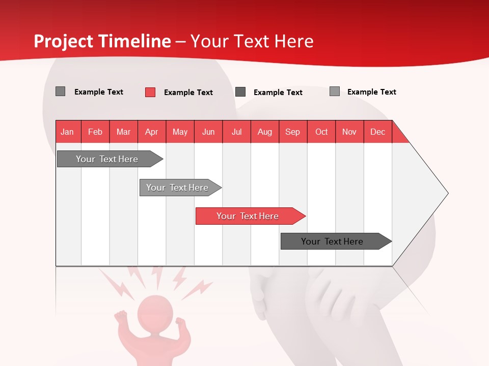 Angry Model Screaming PowerPoint Template