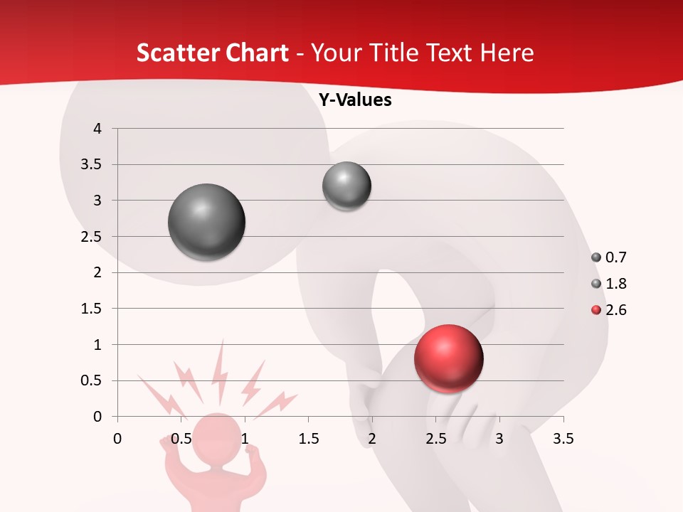 Angry Model Screaming PowerPoint Template