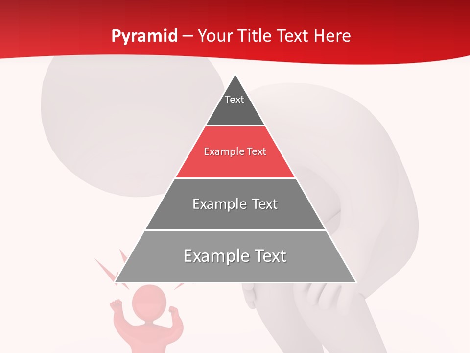 Angry Model Screaming PowerPoint Template