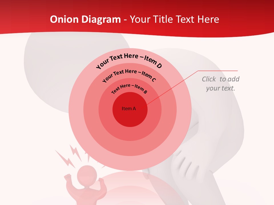 Angry Model Screaming PowerPoint Template