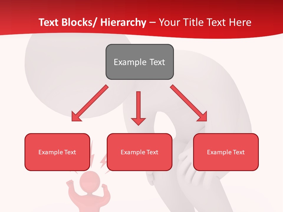 Angry Model Screaming PowerPoint Template