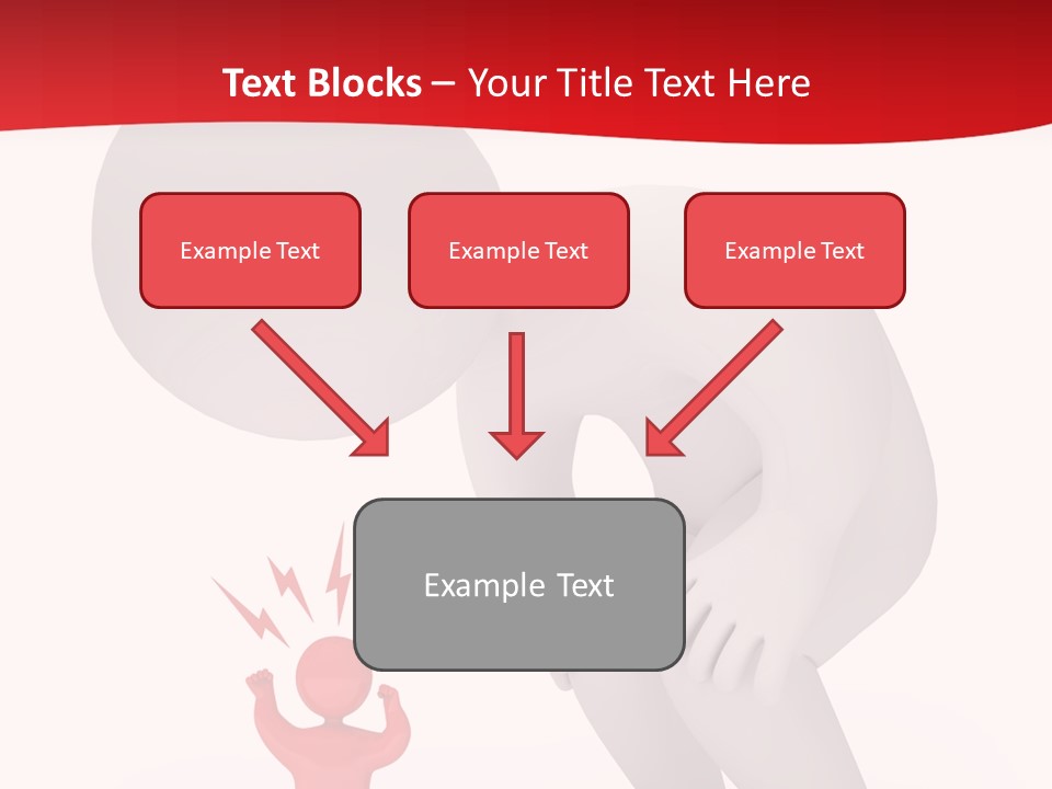 Angry Model Screaming PowerPoint Template