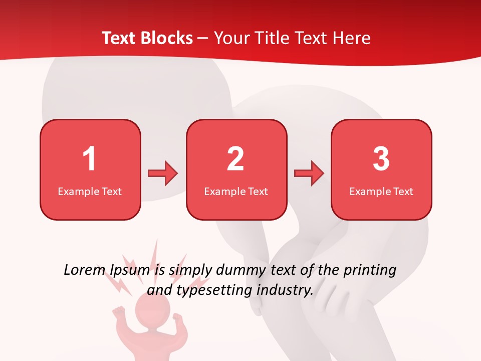Angry Model Screaming PowerPoint Template