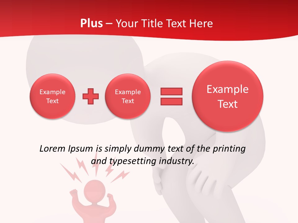 Angry Model Screaming PowerPoint Template