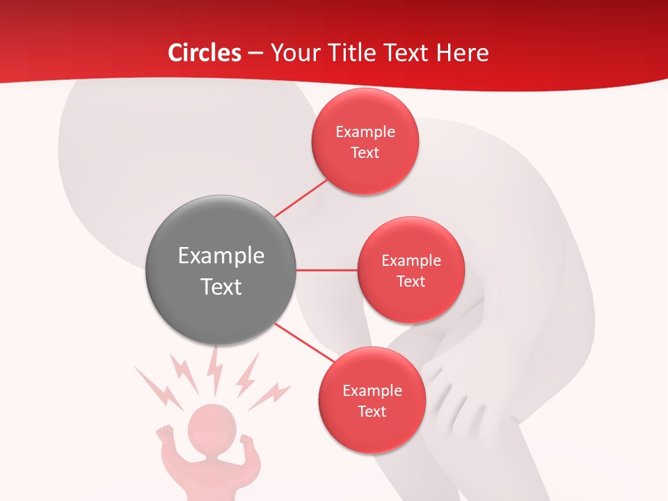 Angry Model Screaming PowerPoint Template