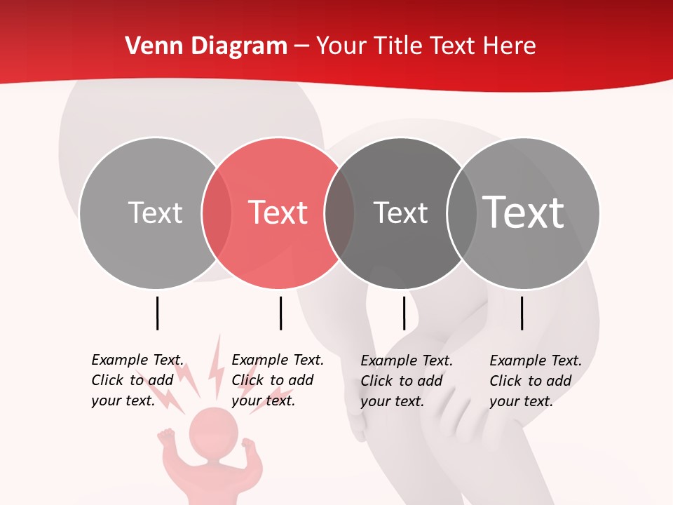 Angry Model Screaming PowerPoint Template