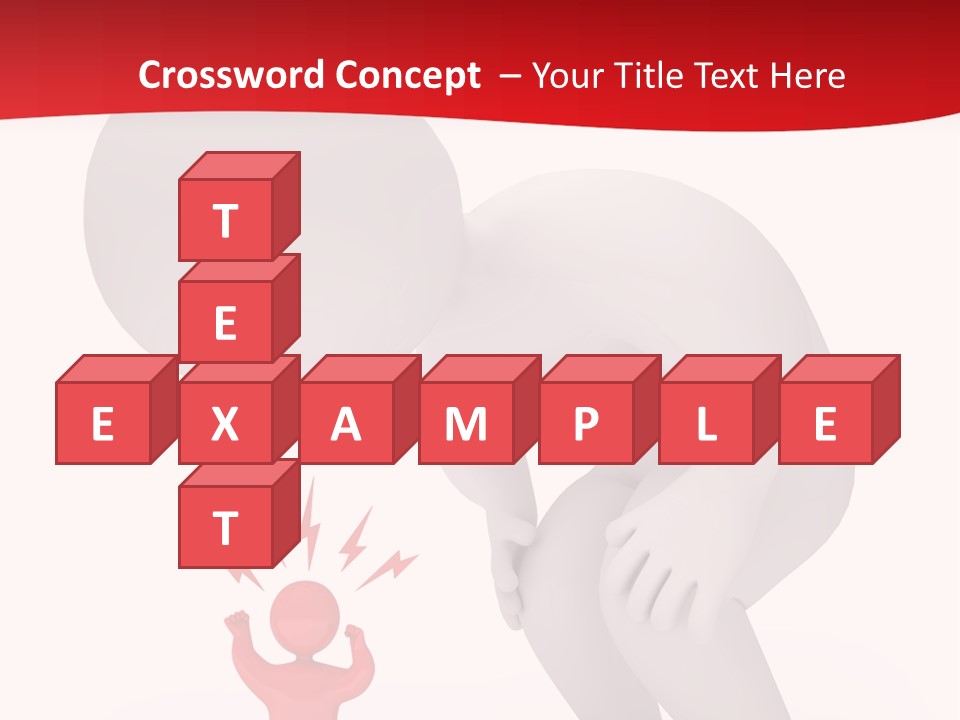 Angry Model Screaming PowerPoint Template