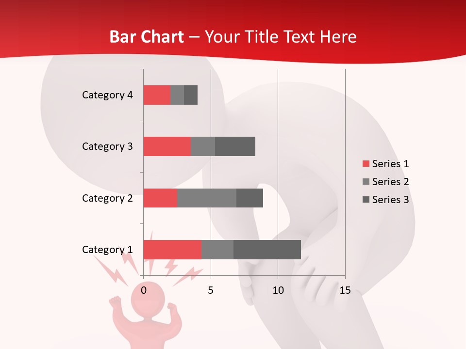 Angry Model Screaming PowerPoint Template