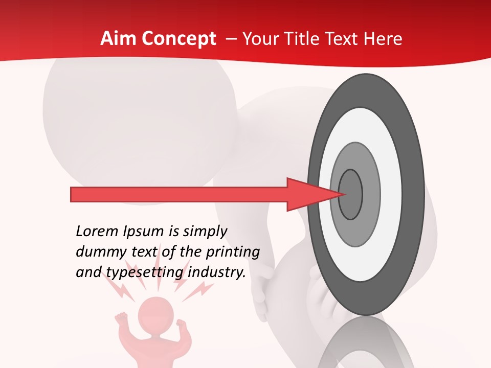 Angry Model Screaming PowerPoint Template