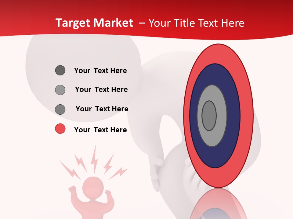 Angry Model Screaming PowerPoint Template