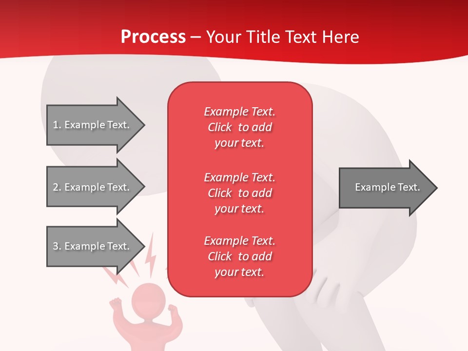 Angry Model Screaming PowerPoint Template