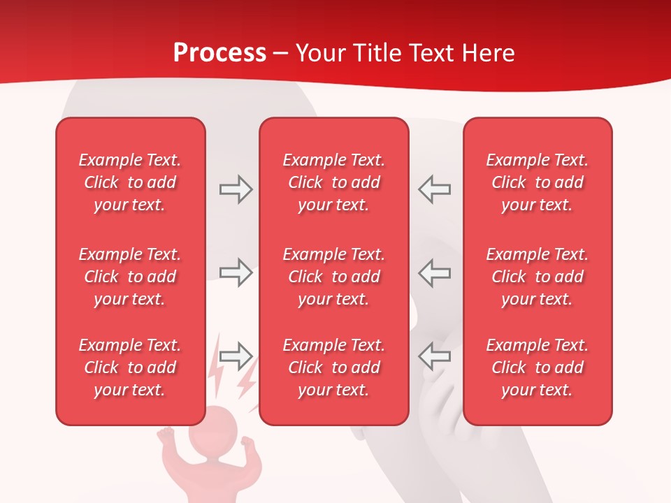 Angry Model Screaming PowerPoint Template